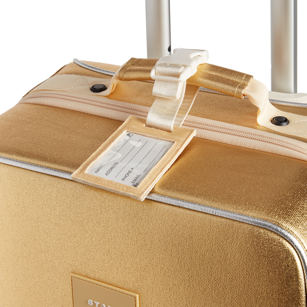 STATE Bags Luggage Tag Gold On Luggage Click to Zoom
