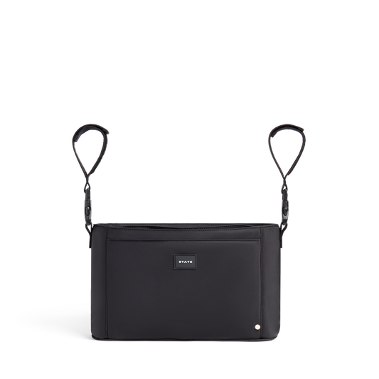 STATE Bags Stroller Organizer Black Front View Click to Zoom