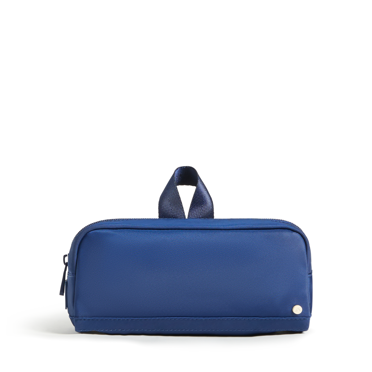 STATE Bags Clinton Pencil Case Metallic Navy Front View Click to Zoom