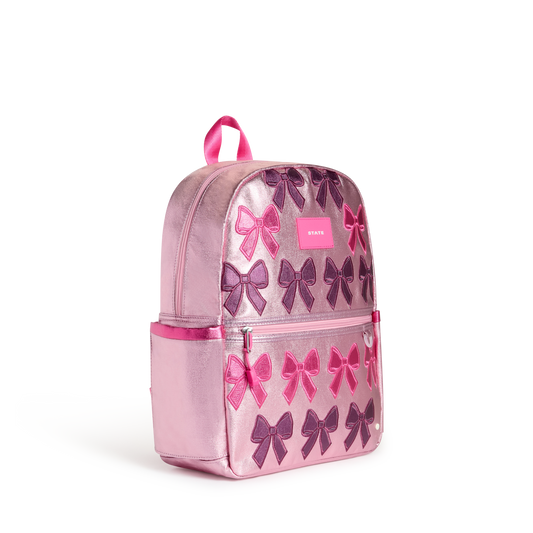 STATE Bags Kane Backpack Patchwork Bows Side View Click to Zoom