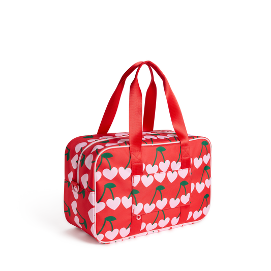 STATE Bags Rockaway Duffle Cherries Back View Click to Zoom