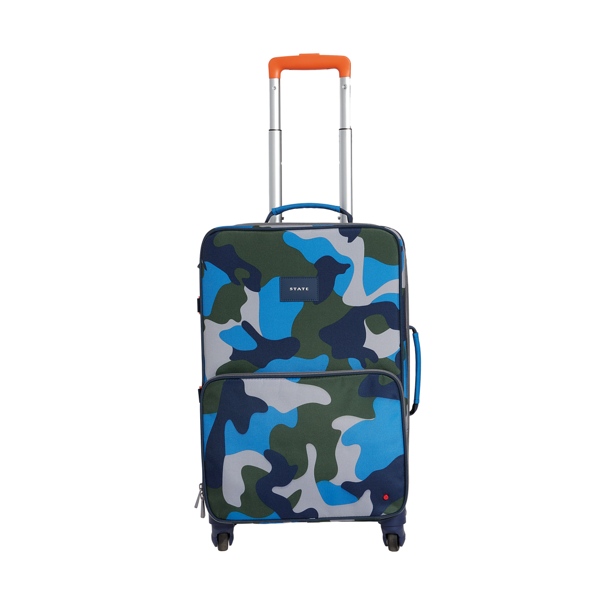 state bags Logan suitcase polyester camo front view click to zoom