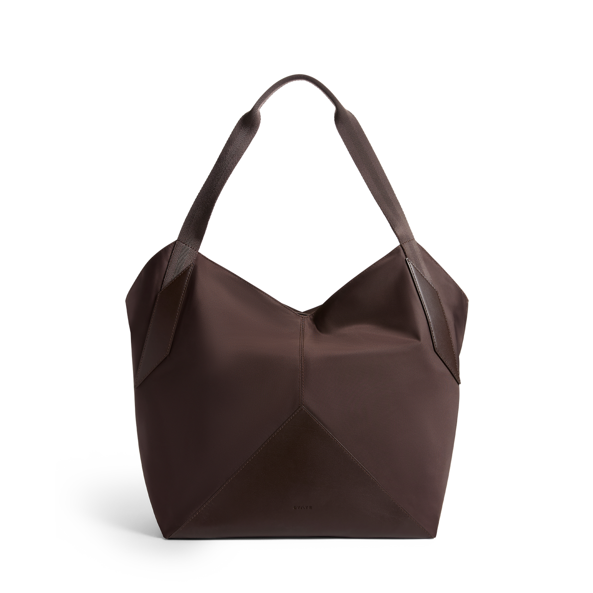 STATE Bags Beverly Tote Brown Front View Click to Zoom