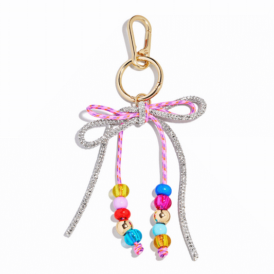 image showing BaubleBar Cord and Bow Bag Charm