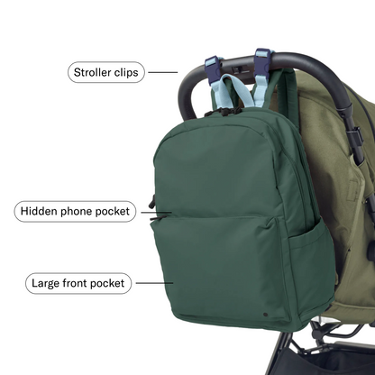 image showing state bags lorimer diaper bag backpack features