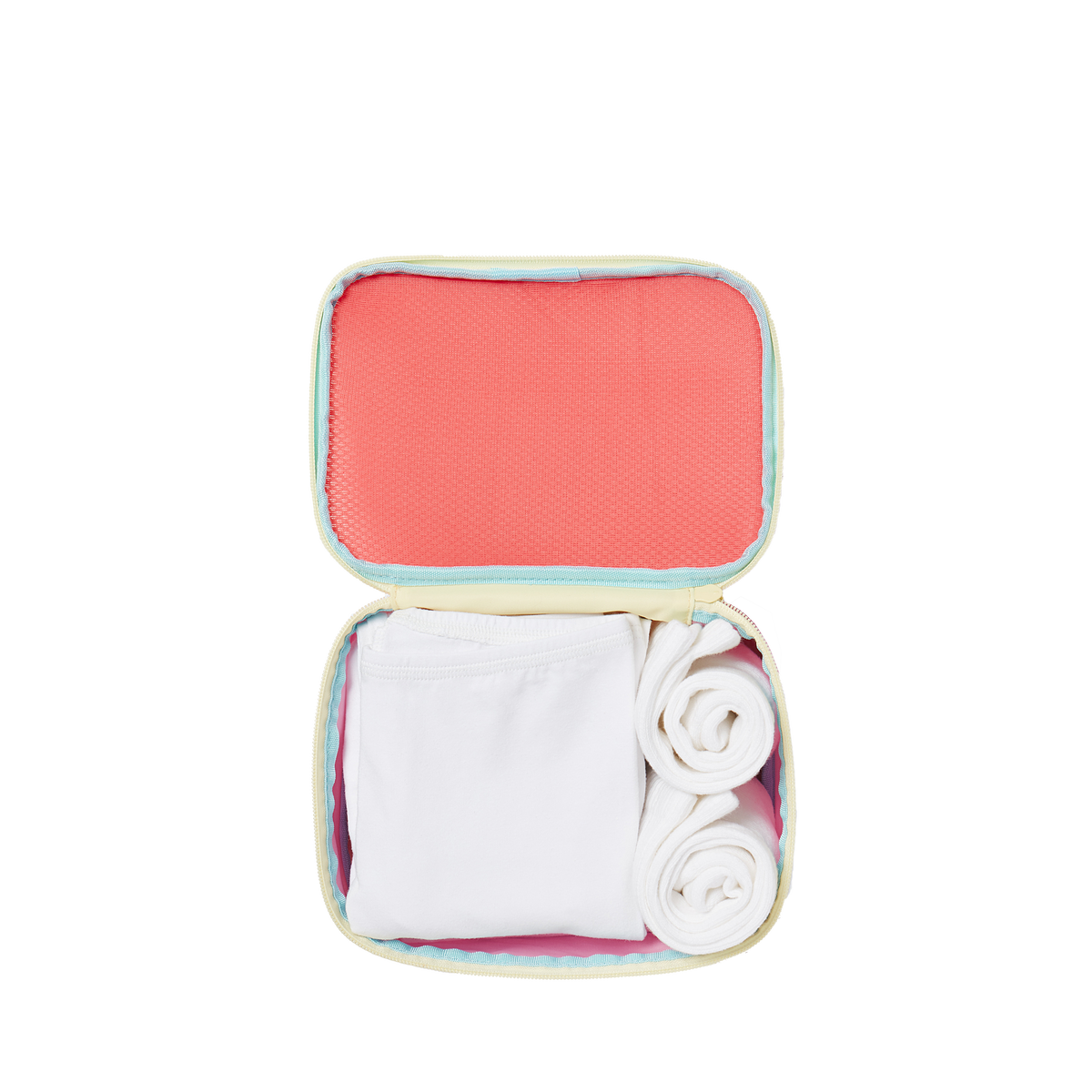 state bags packing cube set polyester canvas pink front view click to zoom