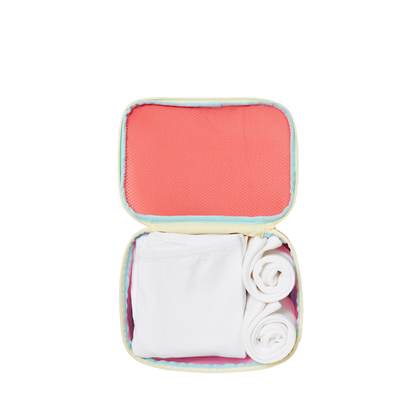 state bags packing cube set polyester canvas pink front view click to zoom