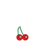 STATE bags cherry Charm Polyester Canvas red front view click to zoom