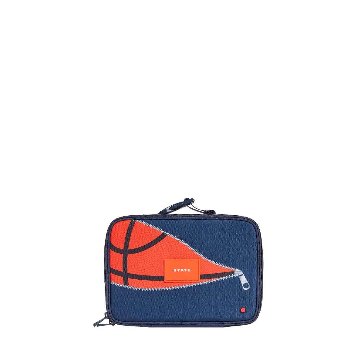state bags rodgers lunch box poly canvas sports front view click to zoom