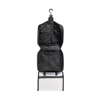 STATE bags Bensen toiletry kit large water resistant black interior view click to zoom