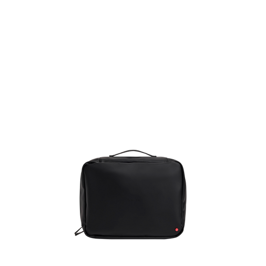 STATE bags Bensen toiletry kit large water resistant black front view click to zoom