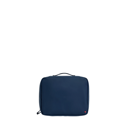 STATE bags Bensen toiletry kit large water resistant navy front view click to zoom