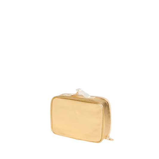 State Bags Rodgers Lunch Box Metallic Gold Back View Click to Zoom