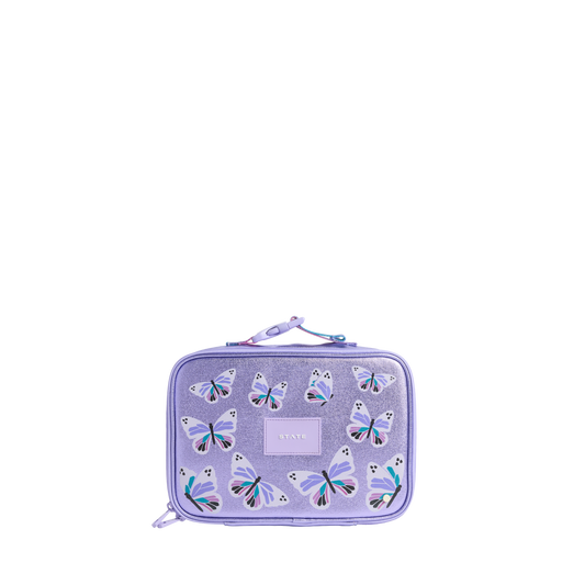 STATE Bags Rogers Lunch Box Metallic Butterfly Front View Click to Zoom