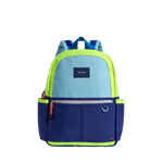 STATE Bags Kane Backpack Navy/Neon Front View Click to Zoom