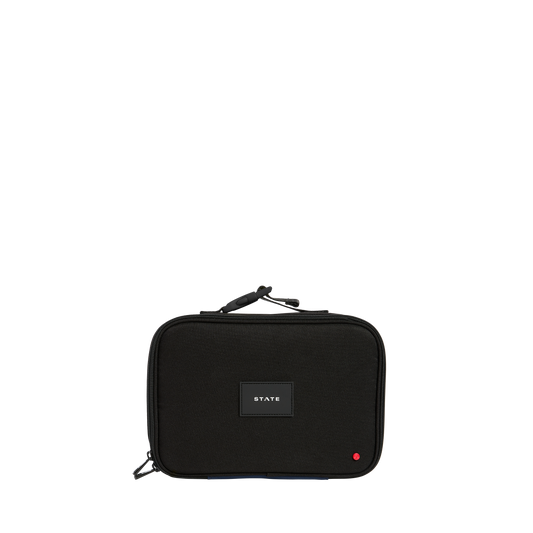 STATE Bags Rodgers Lunch Box Black Front View Click to Zoom