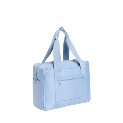 STATE Bags Jordan Diaper Tote Nylon Ice Blue Back View Click to Zoom