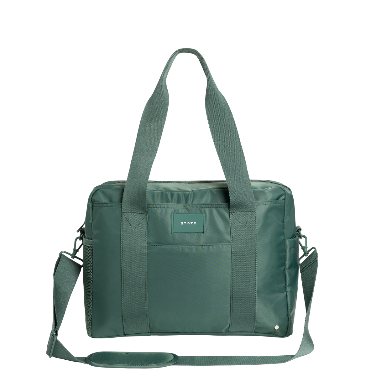 STATE Bags Jordan Diaper Tote Nylon Olive Front View Click to Zoom