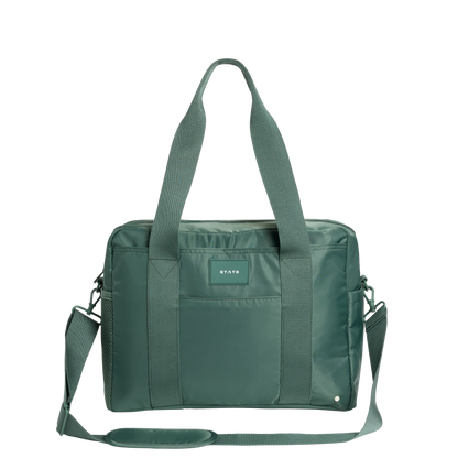 STATE Bags Jordan Diaper Tote Nylon Olive Front View Click to Zoom