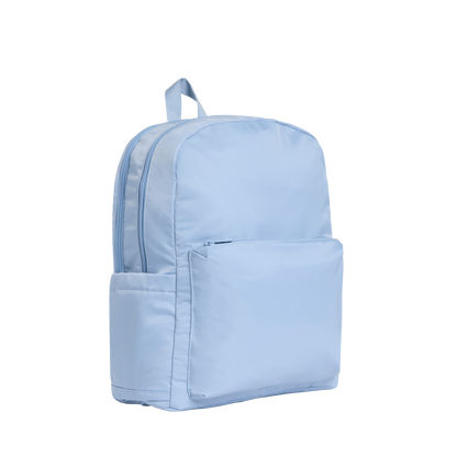 STATE Bags Lorimer Diaper Bag Nylon Ice Blue Side View Click to Zoom