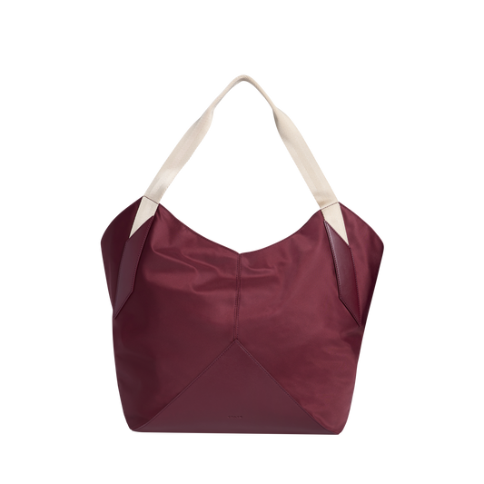 STATE Bags Beverly Tote Burgundy Front View Click to Zoom