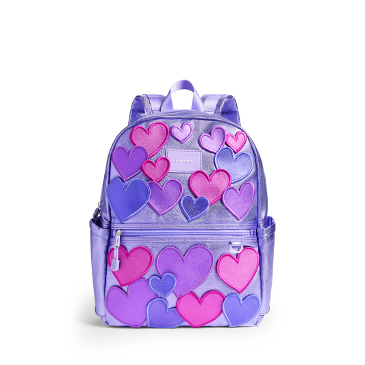 STATE Bags Kane Backpack 3D Hearts Front View Click to Zoom