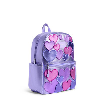 STATE Bags Kane Backpack 3D Hearts Front Side View Click to Zoom