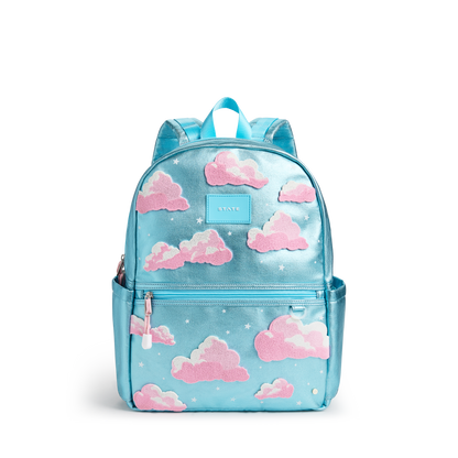 STATE Bags Kane Backpack Metallic Clouds Front View Click to Zoom