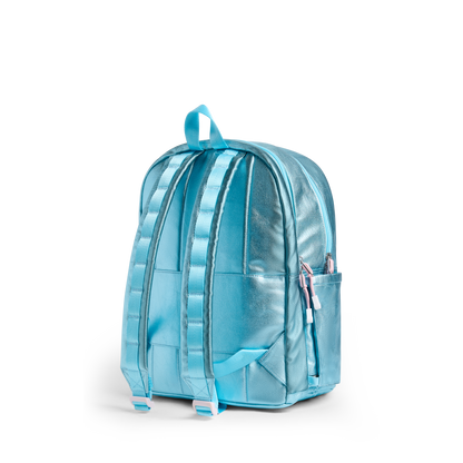STATE Bags Kane Double Pocket Backpack Metallic Clouds Back View Click to Zoom