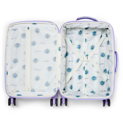 STATE Bags Logan Carry-On Suitcase Butterflies Overhead View Click to Zoom