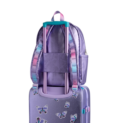 STATE Bags Logan Carry-On Suitcase Butterflies Back View Click to Zoom