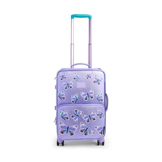 STATE Bags Logan Carry-On Suitcase Butterflies Front View Click to Zoom