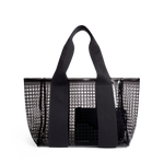 STATE Bags Wellington Cabana Tote Black Clear Front View Click to Zoom