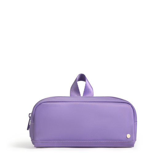 STATE Bags Clinton Pencil Case Purple Front View Click to Zoom