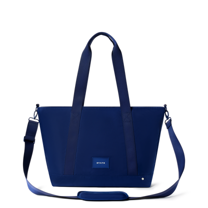 STATE Bags Graham Tote Navy Front View Click to Zoom