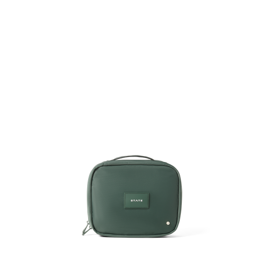 STATE Bags Bensen Toiletry Kit Olive Front View Click to Zoom