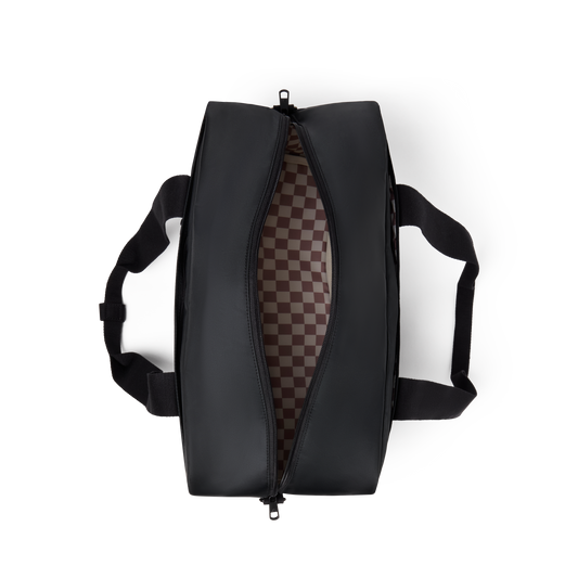 STATE Bags Wellington Weekender Medium Black Overhead Interior View Click to Zoom
