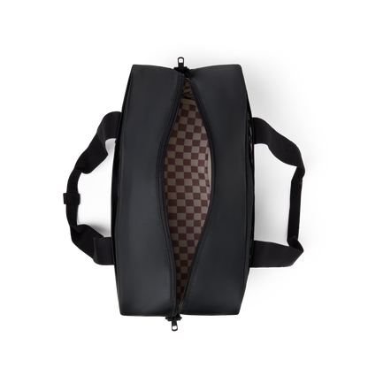 STATE Bags Wellington Weekender Medium Black Overhead Interior View Click to Zoom