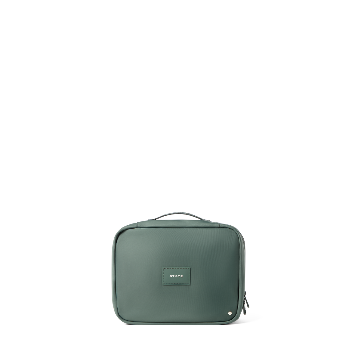 STATE Bags Bensen Toiletry Kit Large Olive Front View Click to Zoom