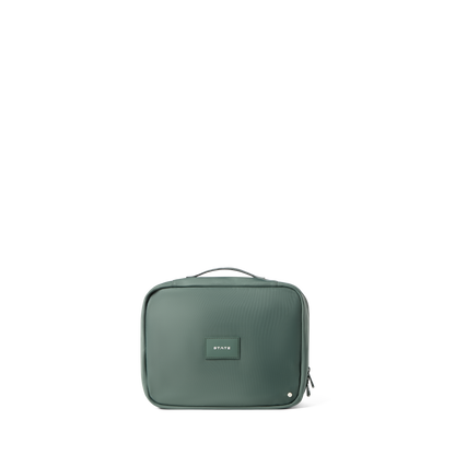 STATE Bags Bensen Toiletry Kit Large Olive Front View Click to Zoom