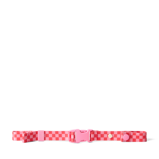 STATE Bags Detachable Chest Strap Strawberry Check Front View Click to Zoom