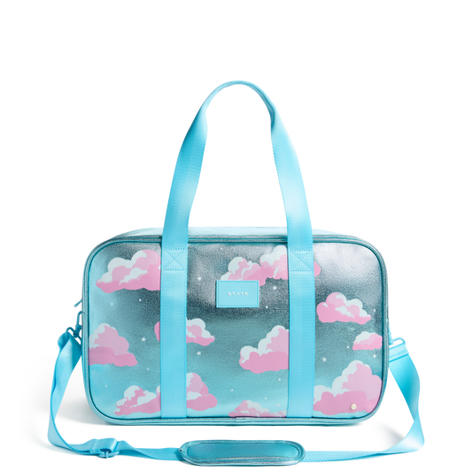 STATE Bags Rockaway Duffle Clouds Front View Click to Zoom
