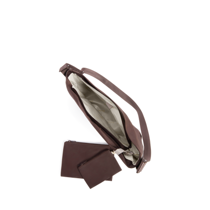 STATE Bags Luna Cross Body Brown Interior View Click to Zoom