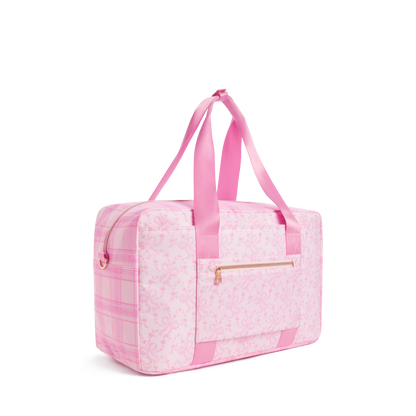 STATE x LoveShackFancy Wellington Weekender Pink Vanilla Back View Click to Zoom