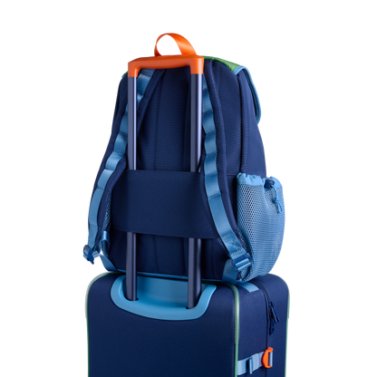 STATE Bags Charlie Explorer Backpack Green/Blue/Orange Back View Click to Zoom