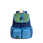 STATE Bags Charlie Explorer Backpack Green/Blue/Orange Front View Click to Zoom
