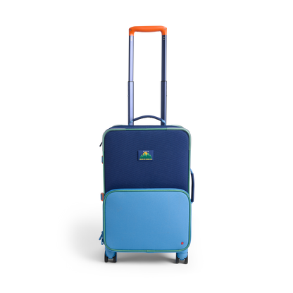 STATE Bags Logan Carry-On Suitcase Green/Blue/Orange Front View Click to Zoom