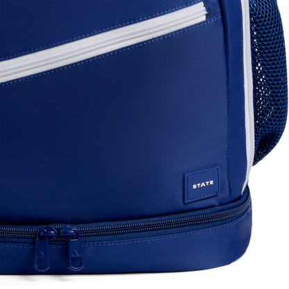STATE Bags Lenox Tennis Bag Navy Close Up View Click to Zoom