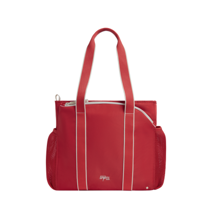 STATE Bags Riley Tennis Bag Red Front View Click to Zoom