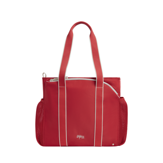STATE Bags Riley Tennis Bag Red Front View Click to Zoom